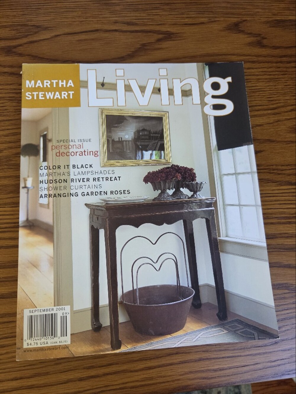 Martha Stewart Living Magazine, September 2001